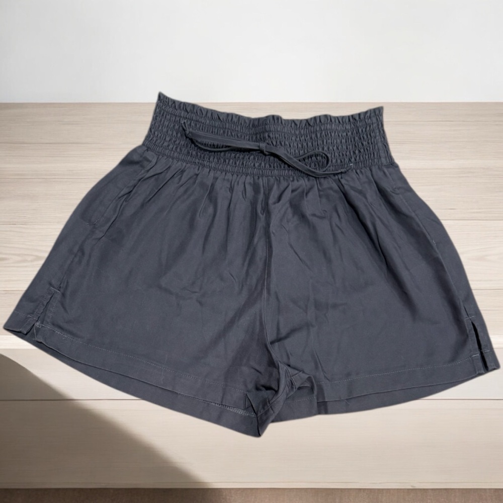 NWOT Abercrombie & Fitch High Waist Elastic Charcoal Gray Women’s Small